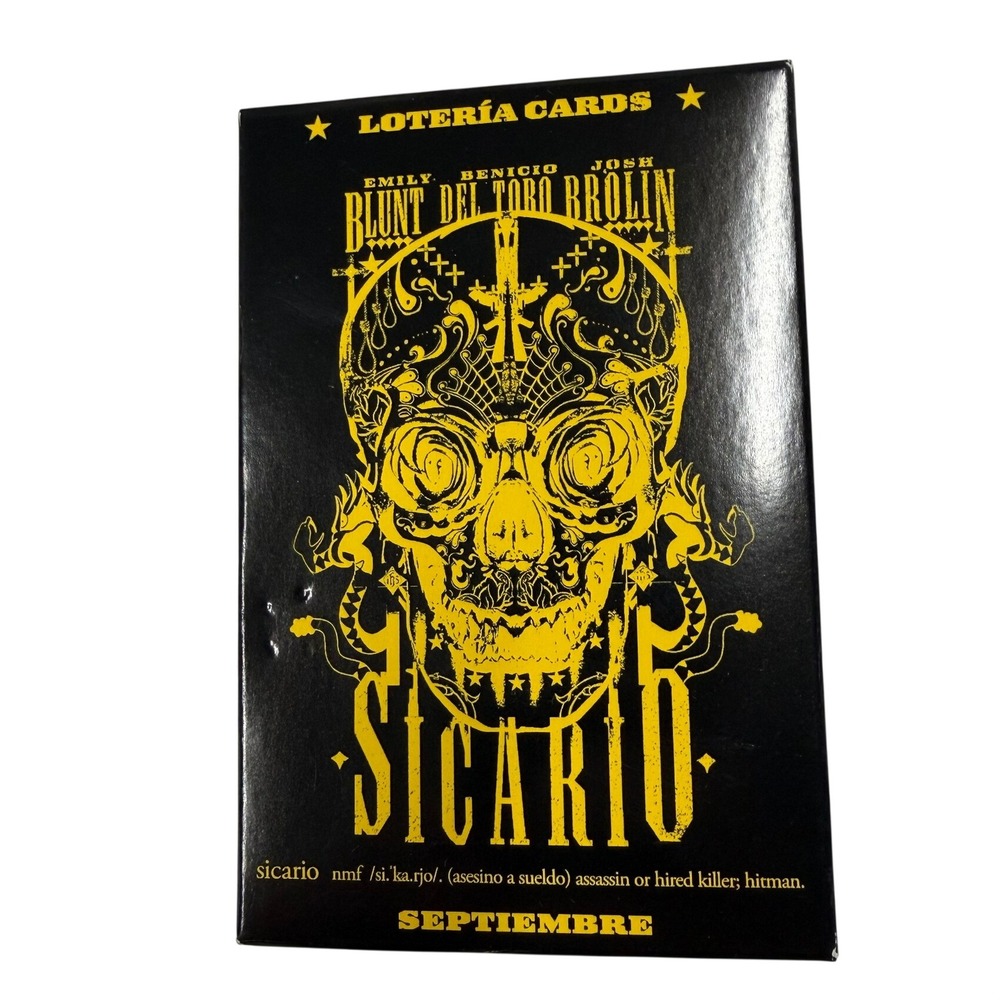 Sicario Movie Promotional Loteria Cards